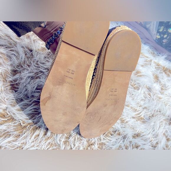 Vince Coastal Premium Suede Espadrille Slip-Ons Sz 8.5‎